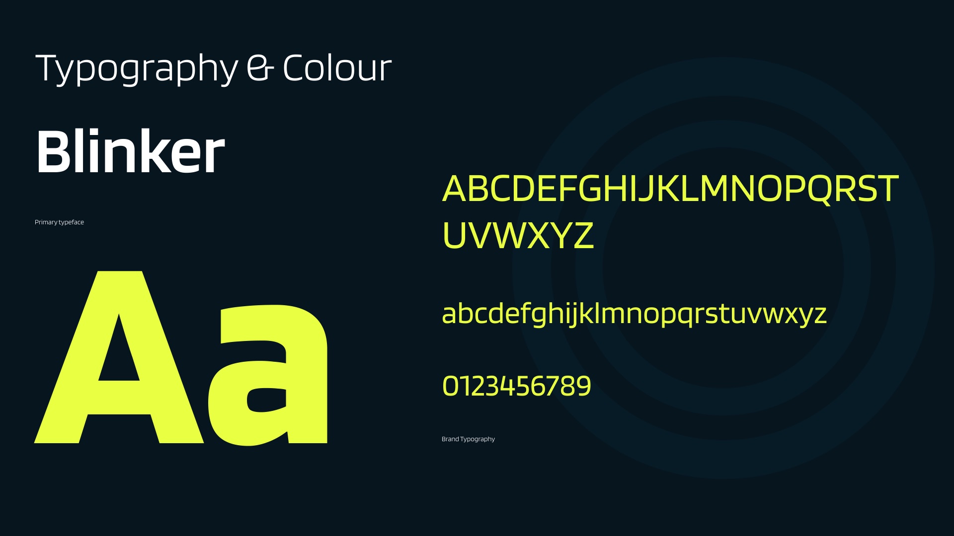 Typography — Blinker